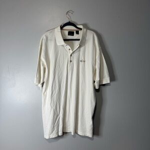 Greg Norman Collection Shark Logo Polo | Men’s XXL | 100% Cotton 🤍 Classic Golf